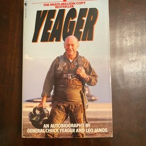 Yeager autographed paperback book